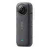 Câmara de ação Insta360 X4 — 72 MP, 8K (7680×3840) CMOS, sensor de 1/2 polegada, ecrã integrado, Wi‑Fi, 120 fps, MicroSD, 602 g, preto