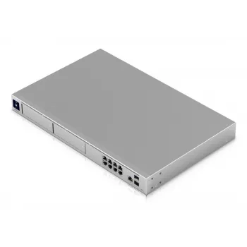 Switch gerido UBIQUITI UniFi Dream Machine Pro Max, 9 portas 2.5G Ethernet, rack 1U, 2×SFP+, suporte 10G, 60W de potência