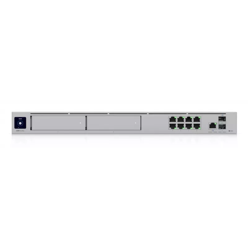 Switch gerido UBIQUITI UniFi Dream Machine Pro Max, 9 portas 2.5G Ethernet, rack 1U, 2×SFP+, suporte 10G, 60W de potência