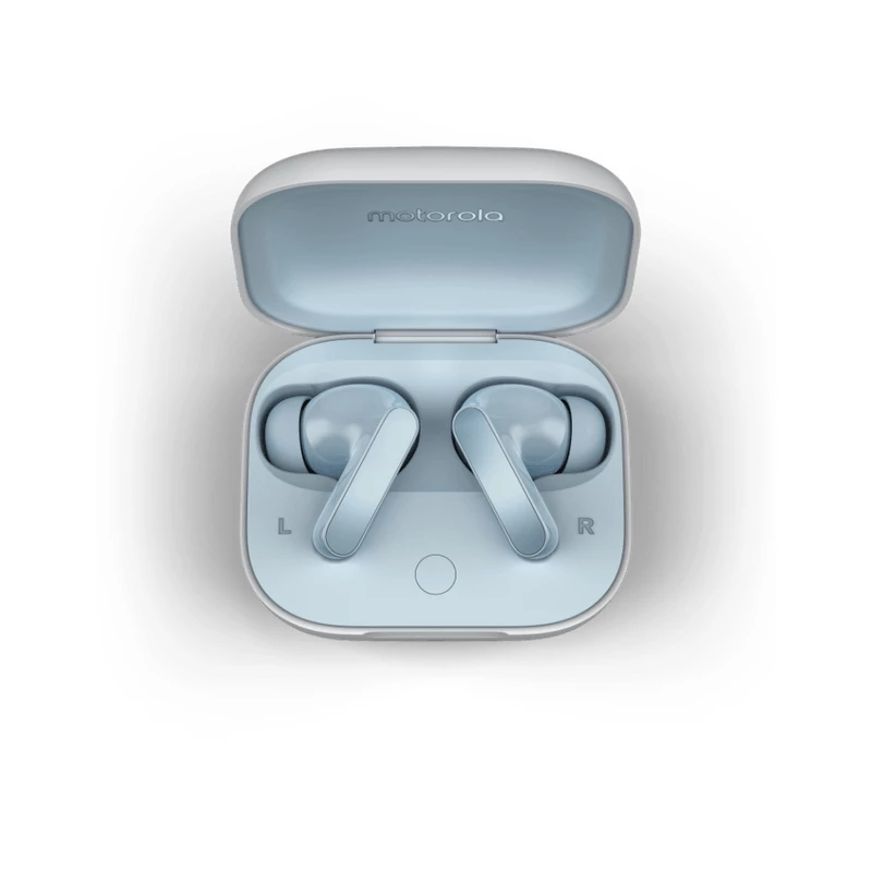 Auscultadores Motorola Moto Buds sem fios intra-auriculares chamadas/música/desporto/dia a dia azul