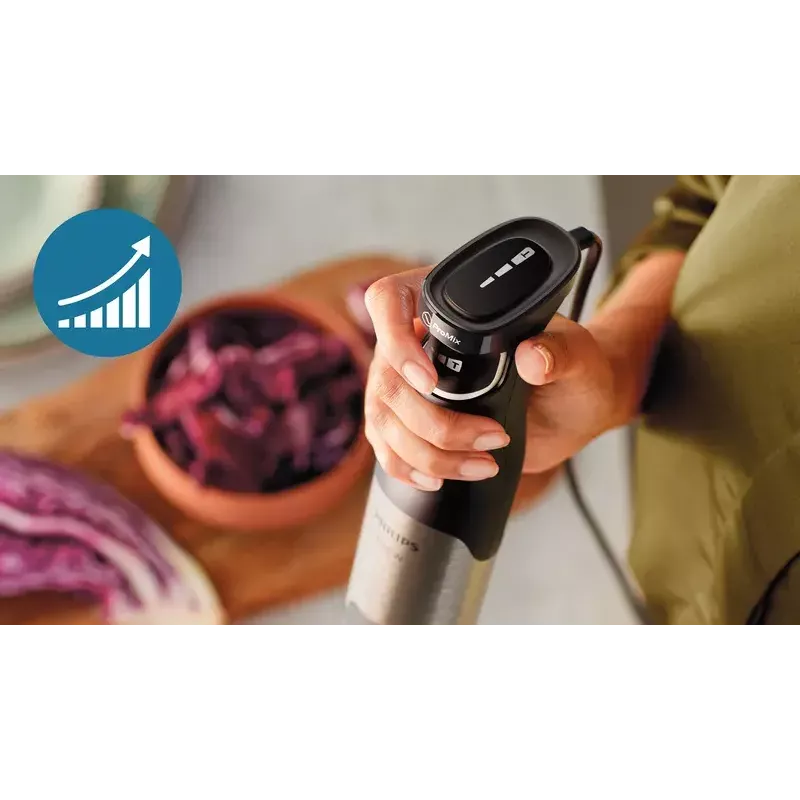 Varinha mágica Philips 5000 Serie HR2684/00 preto aço inoxidável