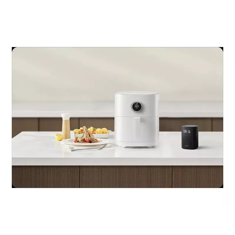 Fritadeira de ar quente Xiaomi BHR8234EU 4.5 L 1500 W Branca, Touch-OLED, controlo por app Wi‑Fi
