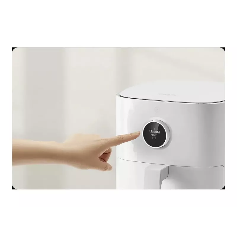 Fritadeira de ar quente Xiaomi BHR8234EU 4.5 L 1500 W Branca, Touch-OLED, controlo por app Wi‑Fi