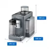 Máquina de café expresso De’Longhi Rivelia EXAM440.55.g — automática, depósito de água de 1,4 l, moinho de 250 g, 19 bar, ecrã tátil TFT