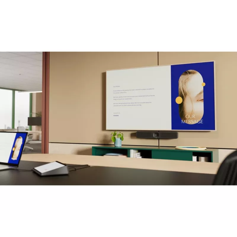 Câmara de videoconferência Logitech MeetUp 2 4K Ultra HD 120° de campo de visão