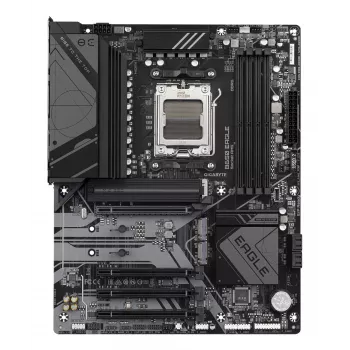 Placa-mãe GIGABYTE B650 EAGLE ATX, chipset AMD B650, socket AM5, DDR5, 4x DIMM, 3x M.2, PCIe 5.0 x16