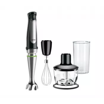 Varinha mágica Braun MQ 7035X 0,6 L 1000 W preto, aço acetinado