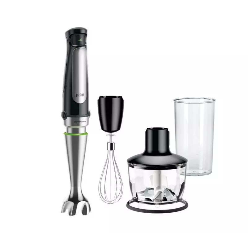 Varinha mágica Braun MQ 7035X 0,6 L 1000 W preto, aço acetinado