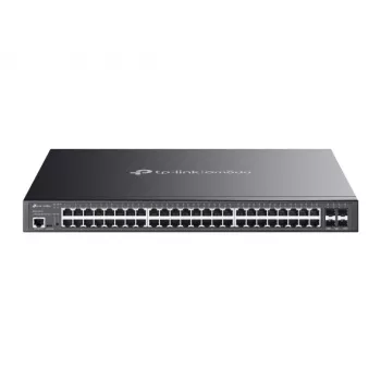 Switch de rede TP-Link Omada SG3452XMPP gerido L2+ Gigabit Ethernet (10/100/1000) Power over Ethernet (PoE) 1U preto