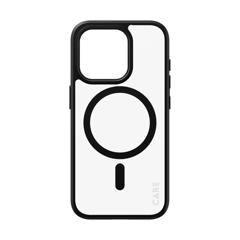Capa PanzerGlass CARE™ by ® Urban Combat transparente com MagSafe preto para iPhone 15 Pro
