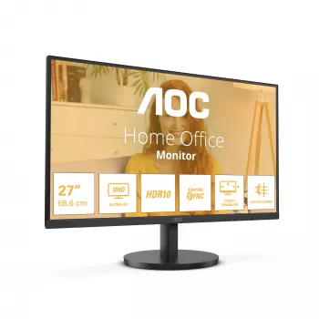 Monitor AOC B3 U27B3M 68,6 cm (27 polegadas) 3840 x 2160 píxeis 4K Ultra HD LCD preto