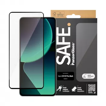 Protetor de ecrã PanzerGlass SAFE. by ® Xiaomi 13T | 13T Pro | Ultra-Wide Fit