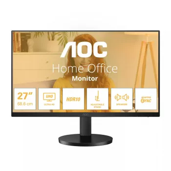 Monitor AOC U27B3AF 68,6 cm (27 polegadas) 3840 x 2160 píxeis 4K Ultra HD LED preto