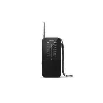 Rádio portátil Philips TAR1509/00 analógico AM FM preto