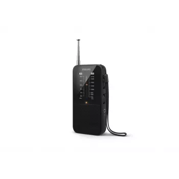 Rádio portátil Philips TAR1509/00 analógico AM FM preto