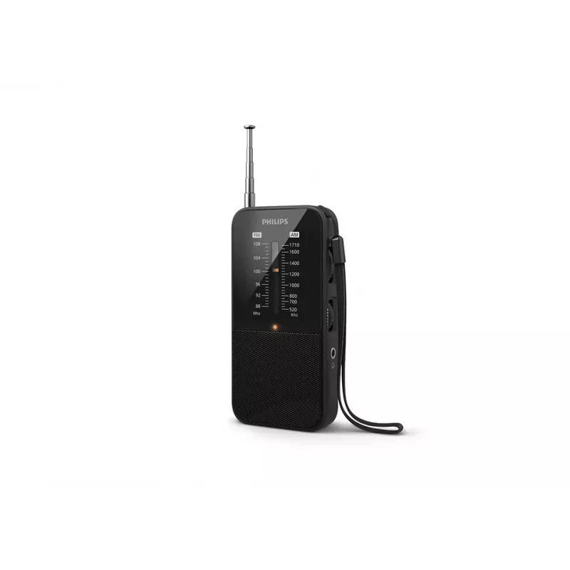 Rádio portátil Philips TAR1509/00 analógico AM FM preto