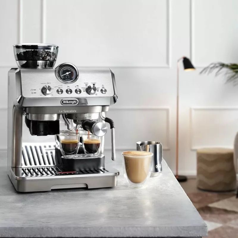 De'Longhi La Specialista Arte Evo EC9255.M máquina de café espresso, Cold Brew, 1550 W, 15 bar, 1,7 l, prateada