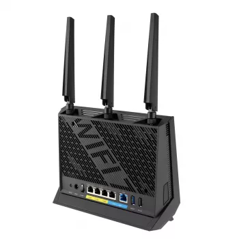 Router Wi-Fi ASUS RT-BE86U 10 Gigabit Ethernet Dual-Band (2,4 GHz / 5 GHz) preto