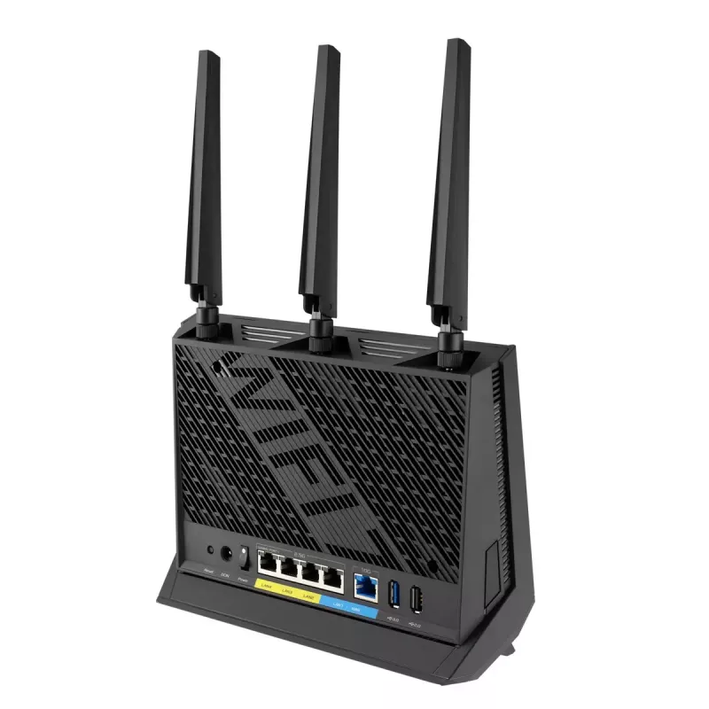 Router Wi-Fi ASUS RT-BE86U 10 Gigabit Ethernet Dual-Band (2,4 GHz / 5 GHz) preto