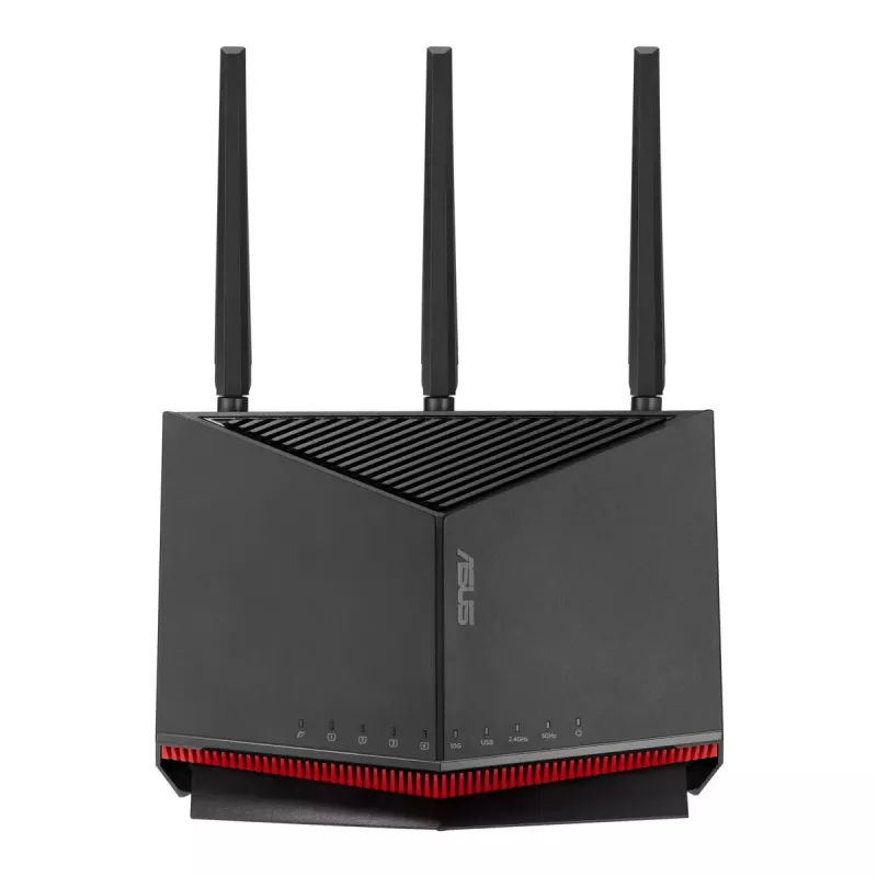 Router Wi-Fi ASUS RT-BE86U 10 Gigabit Ethernet Dual-Band (2,4 GHz / 5 GHz) preto