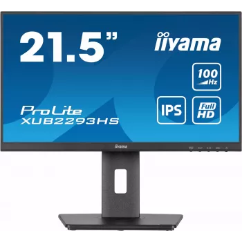 Monitor de computador iiyama ProLite XUB2293HS-B6 54,6 cm (21,5 inch) 1920 x 1080 píxeis Full HD LED preto