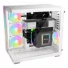 be quiet! Light Base 600 DX BGW66 caixa de PC Midi Tower, ATX/micro-ATX/Mini-ITX, painel lateral em vidro temperado, ARGB, USB-C, branca