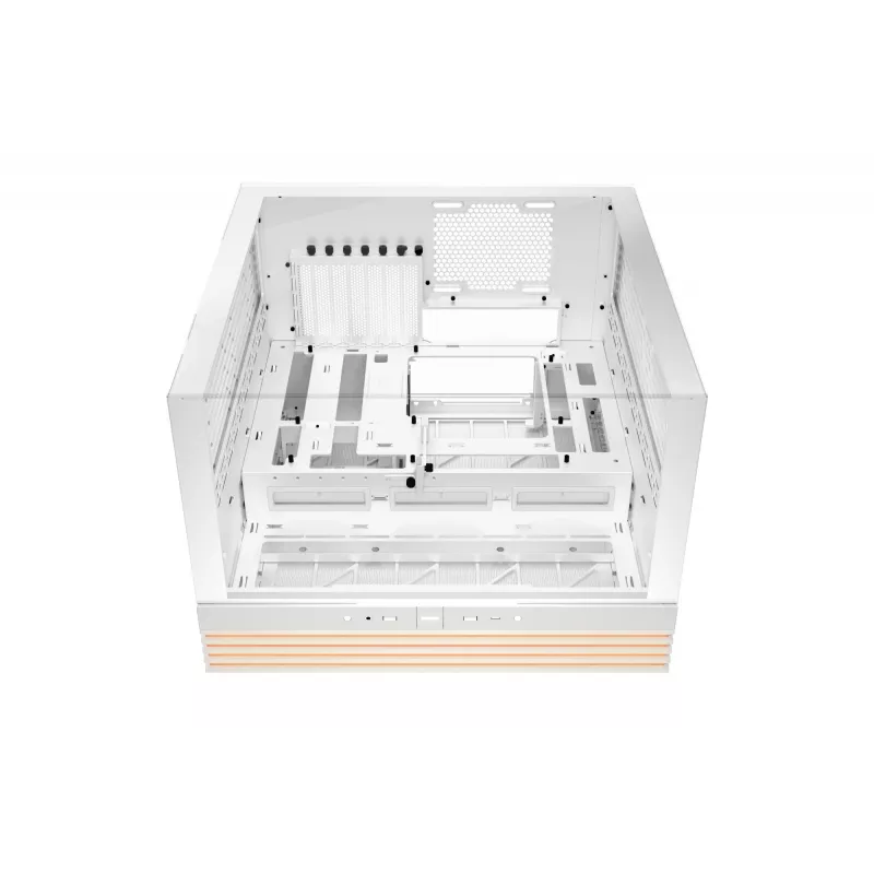 be quiet! Light Base 600 DX BGW66 caixa de PC Midi Tower, ATX/micro-ATX/Mini-ITX, painel lateral em vidro temperado, ARGB, USB-C, branca