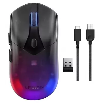 Rato Gaming Lenovo Legion M410 Ambidextro RF Sem Fios + USB Type-C Ótico 16000 DPI