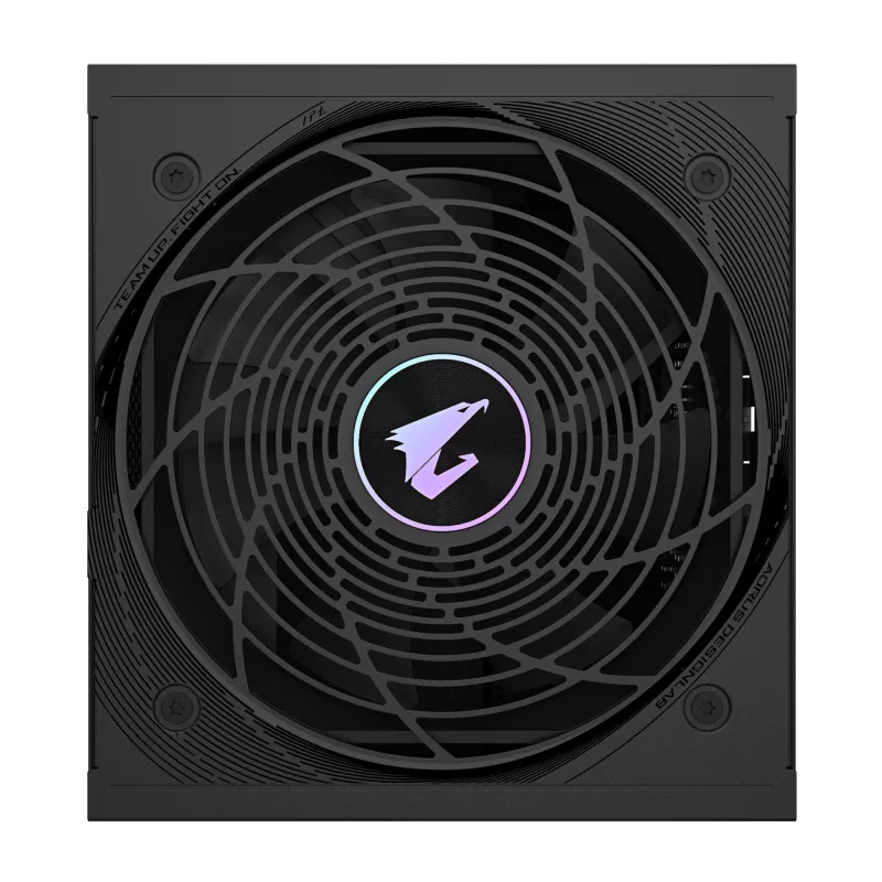 Fonte de alimentação GIGABYTE AORUS ELITE P1000W ICE - PCIe 5.0, 80 PLUS Platinum, design totalmente modular, ventoinha de 120 mm, compatível com ATX 3.0, ficha EU