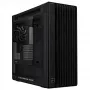Caixa de PC ASUS ProArt PA602 Wood Edition Midi Tower preta — madeira, suporte ATX/EATX, vidro temperado, 4×3,5