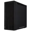 Caixa de PC ASUS ProArt PA602 Wood Edition Midi Tower preta — madeira, suporte ATX/EATX, vidro temperado, 4×3,5