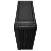 Caixa de PC ASUS ProArt PA602 Wood Edition Midi Tower preta — madeira, suporte ATX/EATX, vidro temperado, 4×3,5