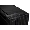 Caixa de PC ASUS ProArt PA602 Wood Edition Midi Tower preta — madeira, suporte ATX/EATX, vidro temperado, 4×3,5