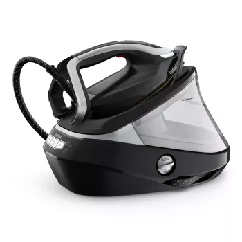 Tefal Pro Express Vision GV9821 3000 W 1,2 L Durilium AirGlide Autoclean base de ferro preta, prateada