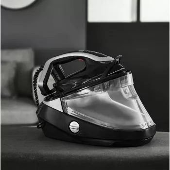 Tefal Pro Express Vision GV9821 3000 W 1,2 L Durilium AirGlide Autoclean base de ferro preta, prateada