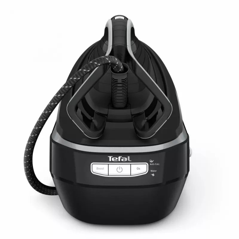 Tefal Pro Express Vision GV9821 3000 W 1,2 L Durilium AirGlide Autoclean base de ferro preta, prateada