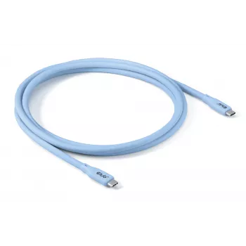 Cabo USB-C CLUB3D azul, 2 m, USB-C, USB-C, USB4 Gen 2x2, 20 Gbit/s, Azul