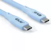 Cabo USB-C CLUB3D azul, 2 m, USB-C, USB-C, USB4 Gen 2x2, 20 Gbit/s, Azul