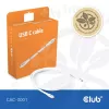 Cabo USB-C CLUB3D CAC-3001 2m USB4 Gen 3x2 branco