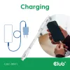 Cabo USB-C CLUB3D CAC-3001 2m USB4 Gen 3x2 branco