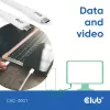 Cabo USB-C CLUB3D CAC-3001 2m USB4 Gen 3x2 branco