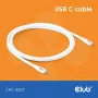 Cabo USB-C CLUB3D CAC-3001 2m USB4 Gen 3x2 branco