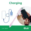Cabo USB-C CLUB3D CAC-3002 2m USB4 Gen 3x2 rosa
