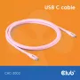 Cabo USB-C CLUB3D CAC-3002 2m USB4 Gen 3x2 rosa