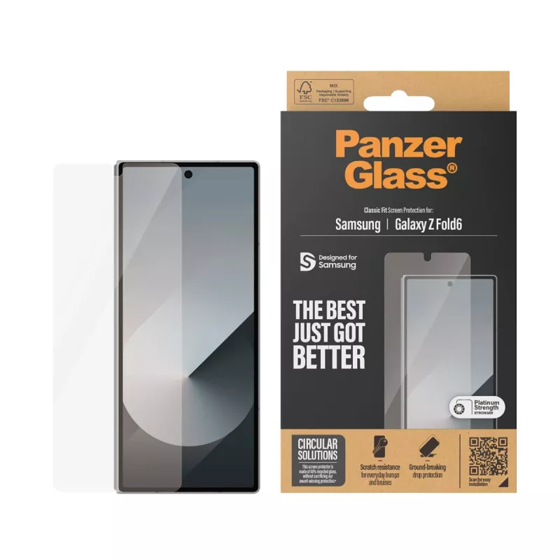 Proteção de ecrã PanzerGlass® Samsung Galaxy Z Fold6 | Classic Fit