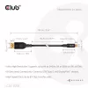 Cabo USB Type-C para DisplayPort 2.1, Club 3D CAC-1559, bidirecional, certificado VESA DP80, 1 m