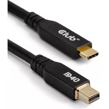 Cabo CLUB3D CAC-1561 DisplayPort 2 m Mini DisplayPort USB Type-C Preto