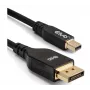 Cabo CLUB3D Mini DisplayPort™ para DisplayPort™ Bidirecional Certificado VESA DP80 M/M 1m/3.28ft