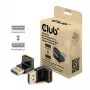 Adaptador club 3D DisplayPort macho para DisplayPort 1.4 fêmea 90° angular, suporta 4K@120Hz