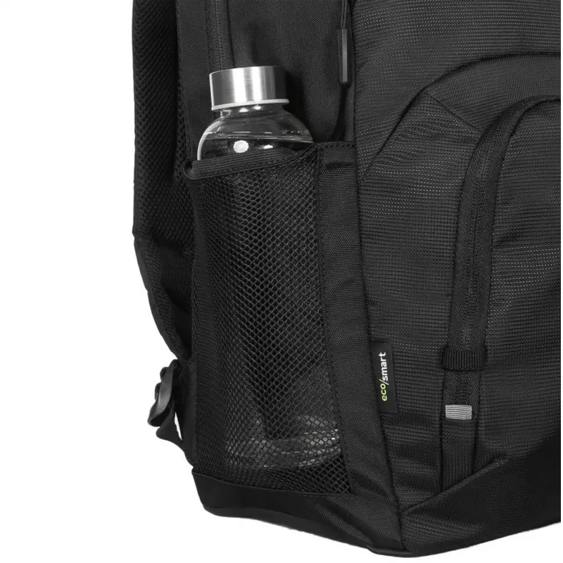 Mochila para portátil Targus Classic EcoSmart 40,6 cm (16 inch), preta, com 3 bolsas frontais